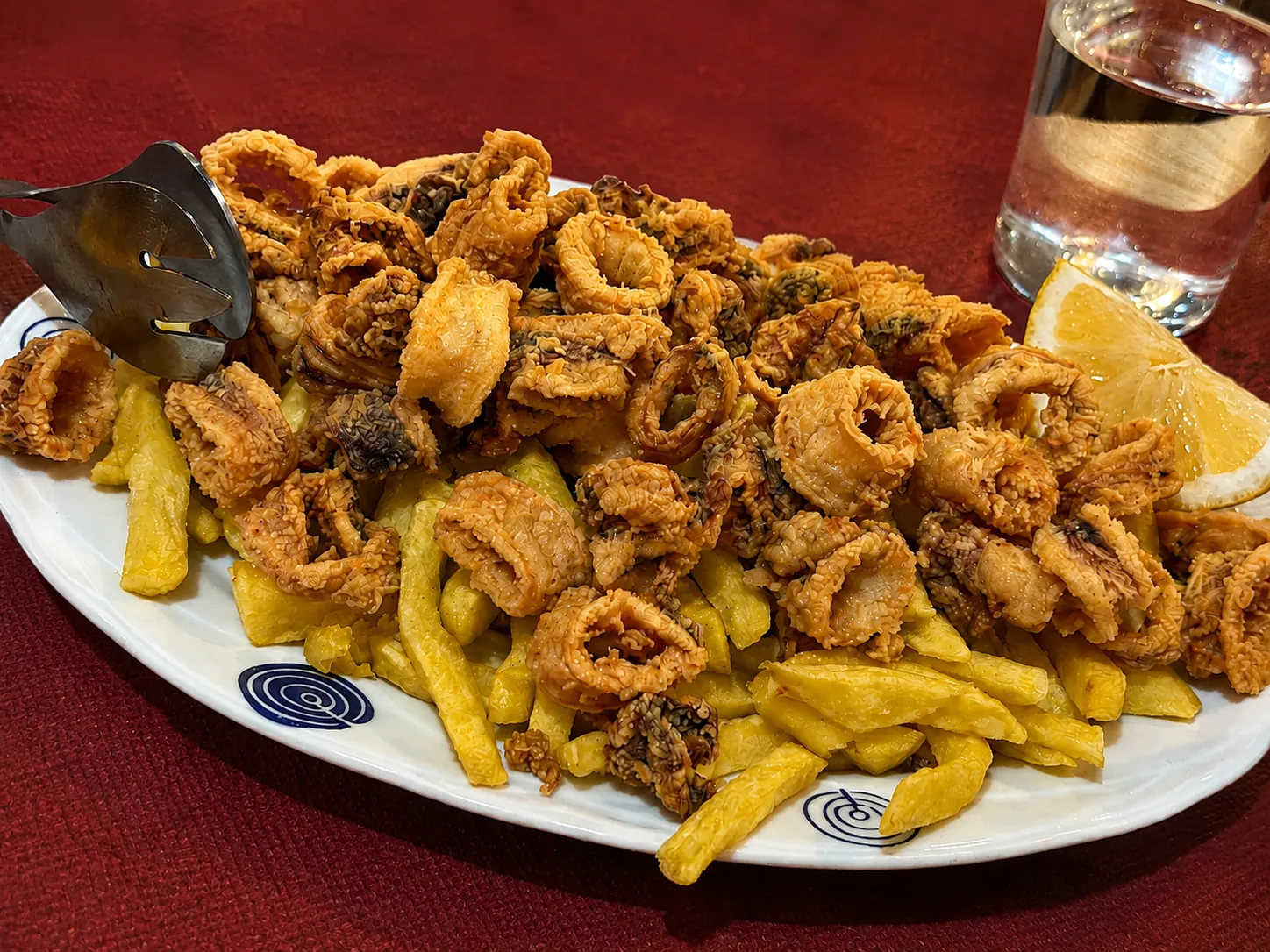 Chipirones con patatas