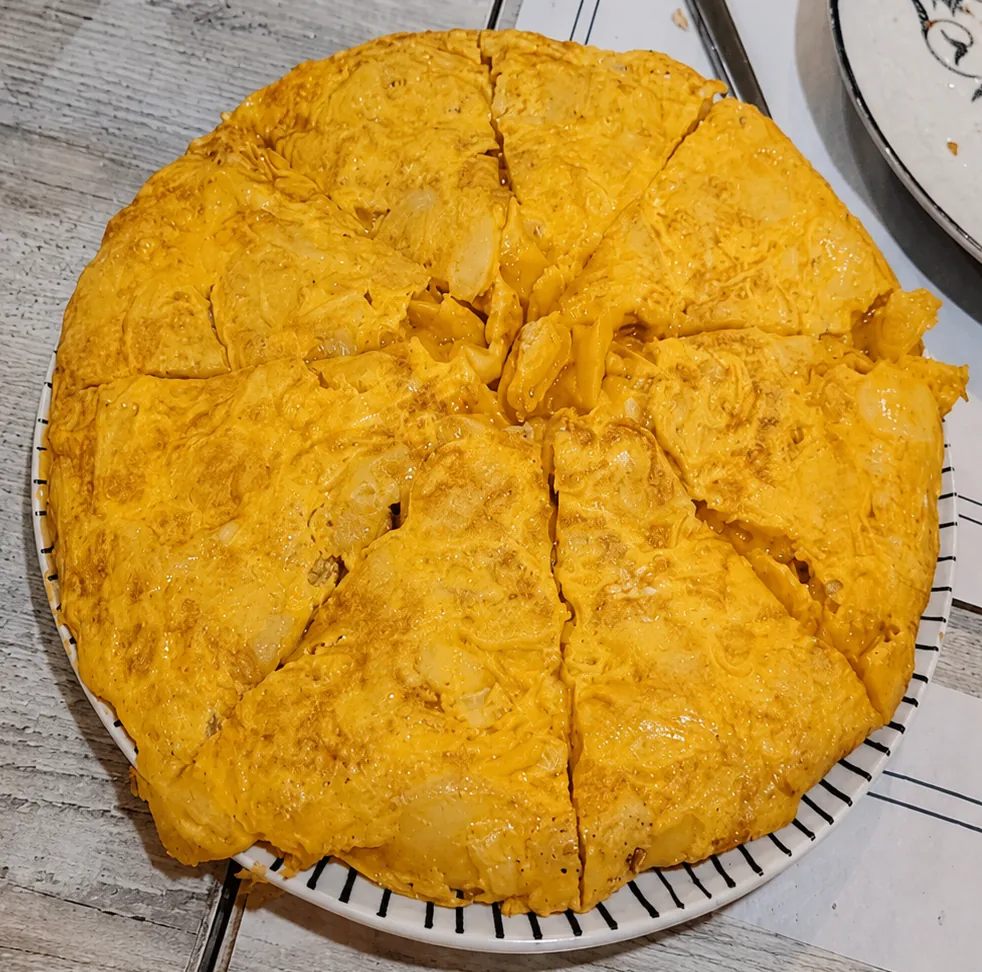 La tortilla de Fina, casera